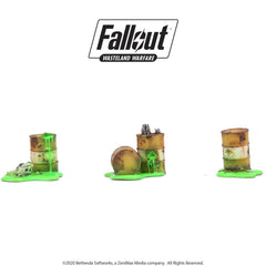 PREORDER Fallout Wasteland Warfare - Terrain Expansion Radioactive Containers