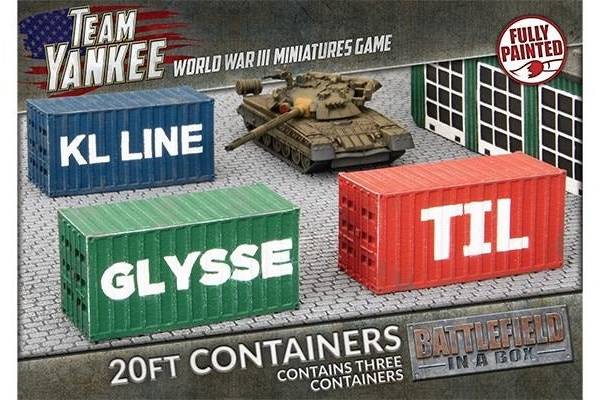 WWIII: Modern Terrain  Shipping Containers 20FT