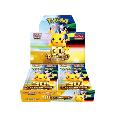 Pokemon TCG MEGA 30th Anniversary Celebration Japanese Booster Box Display (M6a)