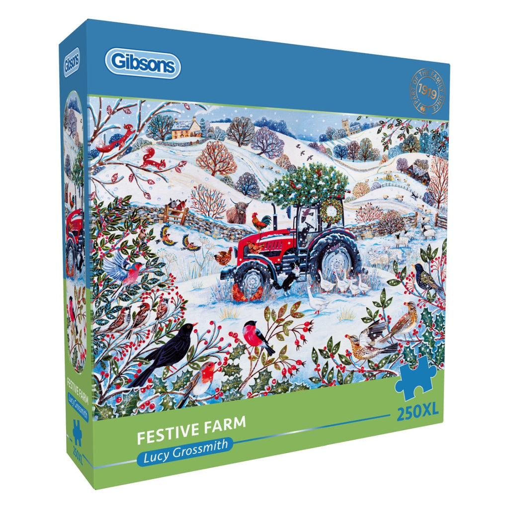 PREORDER Puzzle - Gibsons - Festive Farm (250XL)
