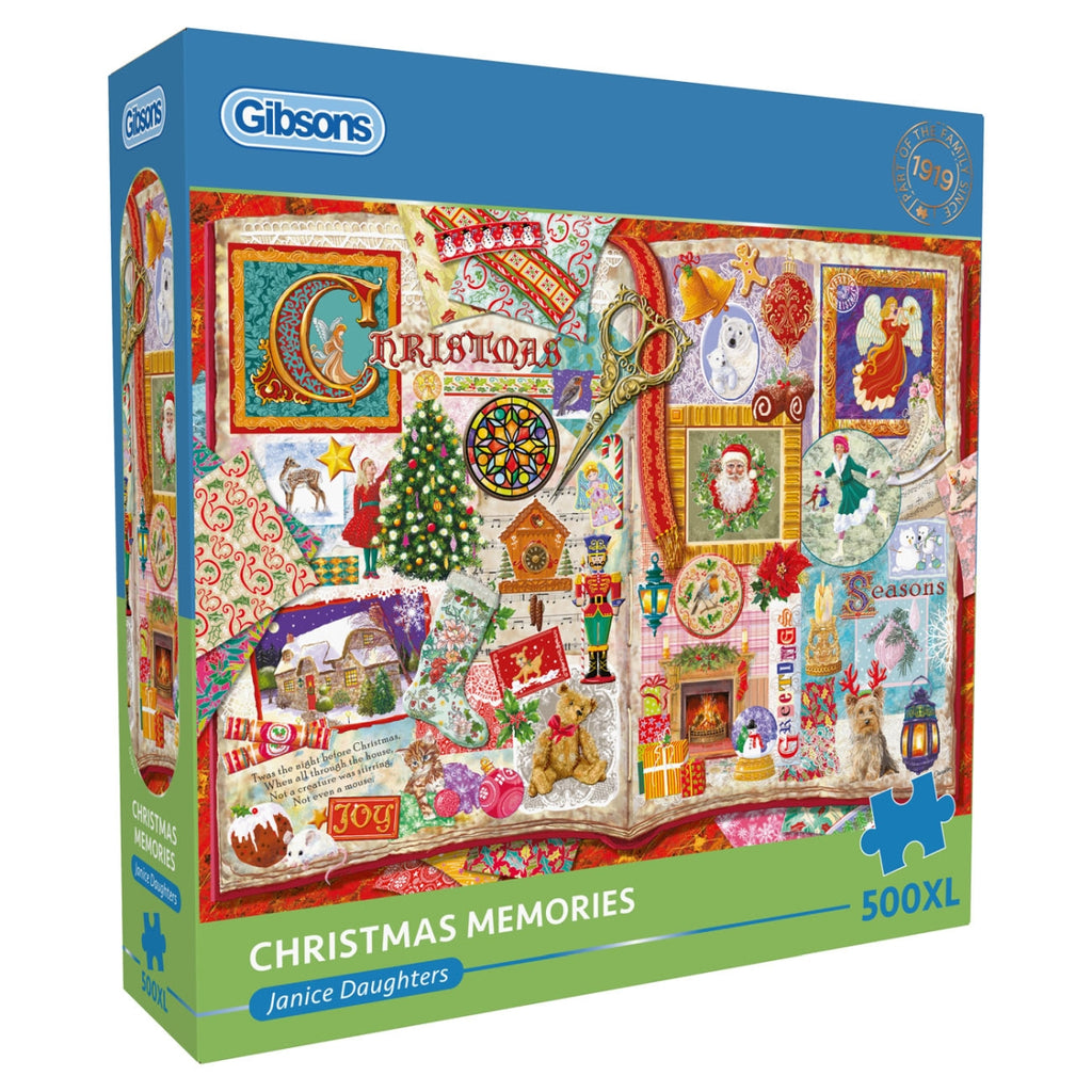 PREORDER Puzzle - Gibsons - Christmas Memories (500XL)