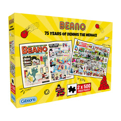 PREORDER Puzzle - Gibsons - 75 Years of Dennis the Menace (2x500)
