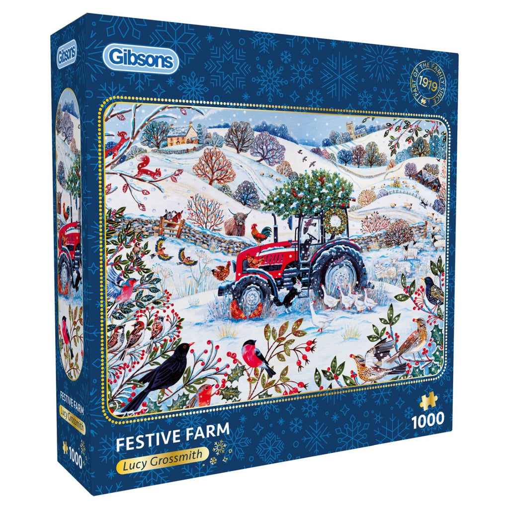 PREORDER Puzzle - Gibsons - Festive Farm (1000)