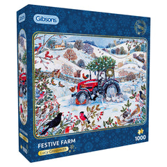 PREORDER Puzzle - Gibsons - Festive Farm (1000)