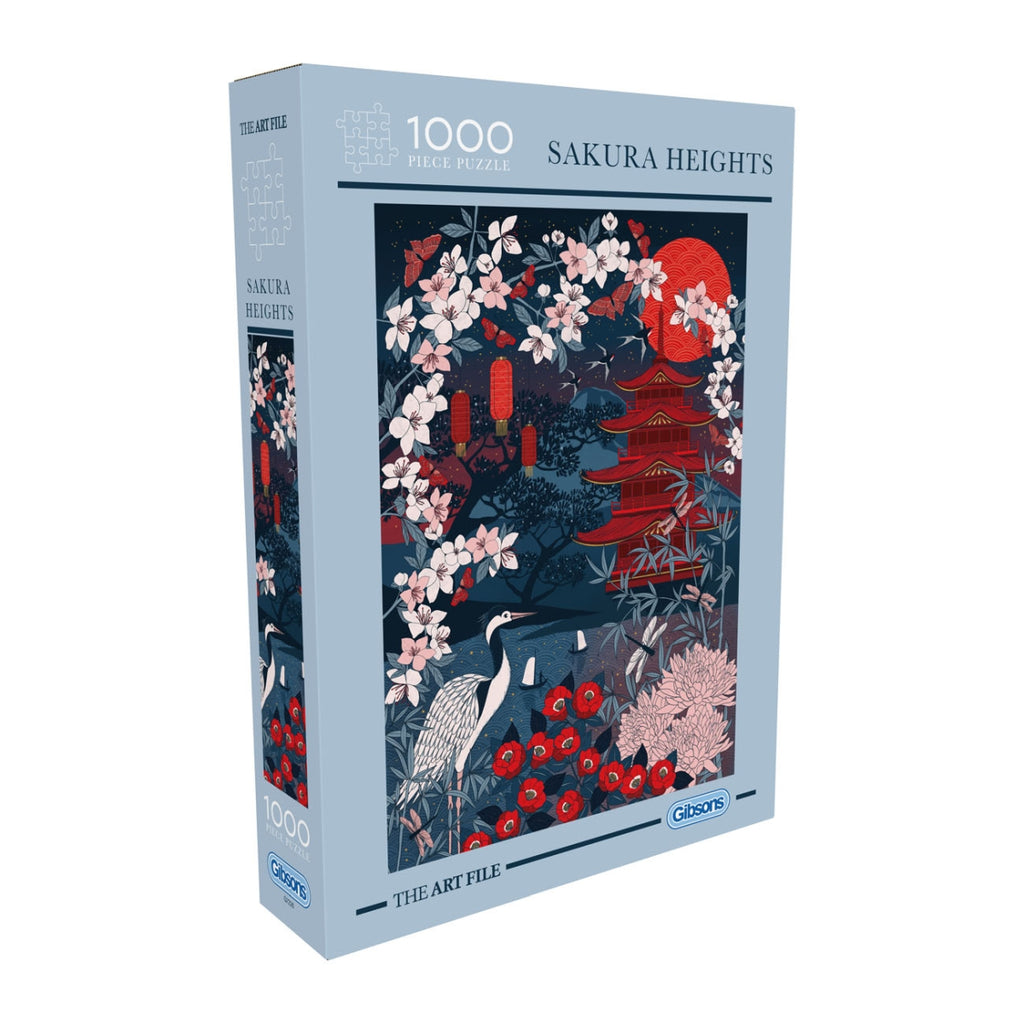 PREORDER Puzzle - Gibsons - The Art File: Sakura Heights (1000)