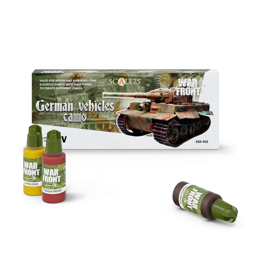 PREORDER Scale 75 - Warfront - German Vehicles Camo  Paint Set