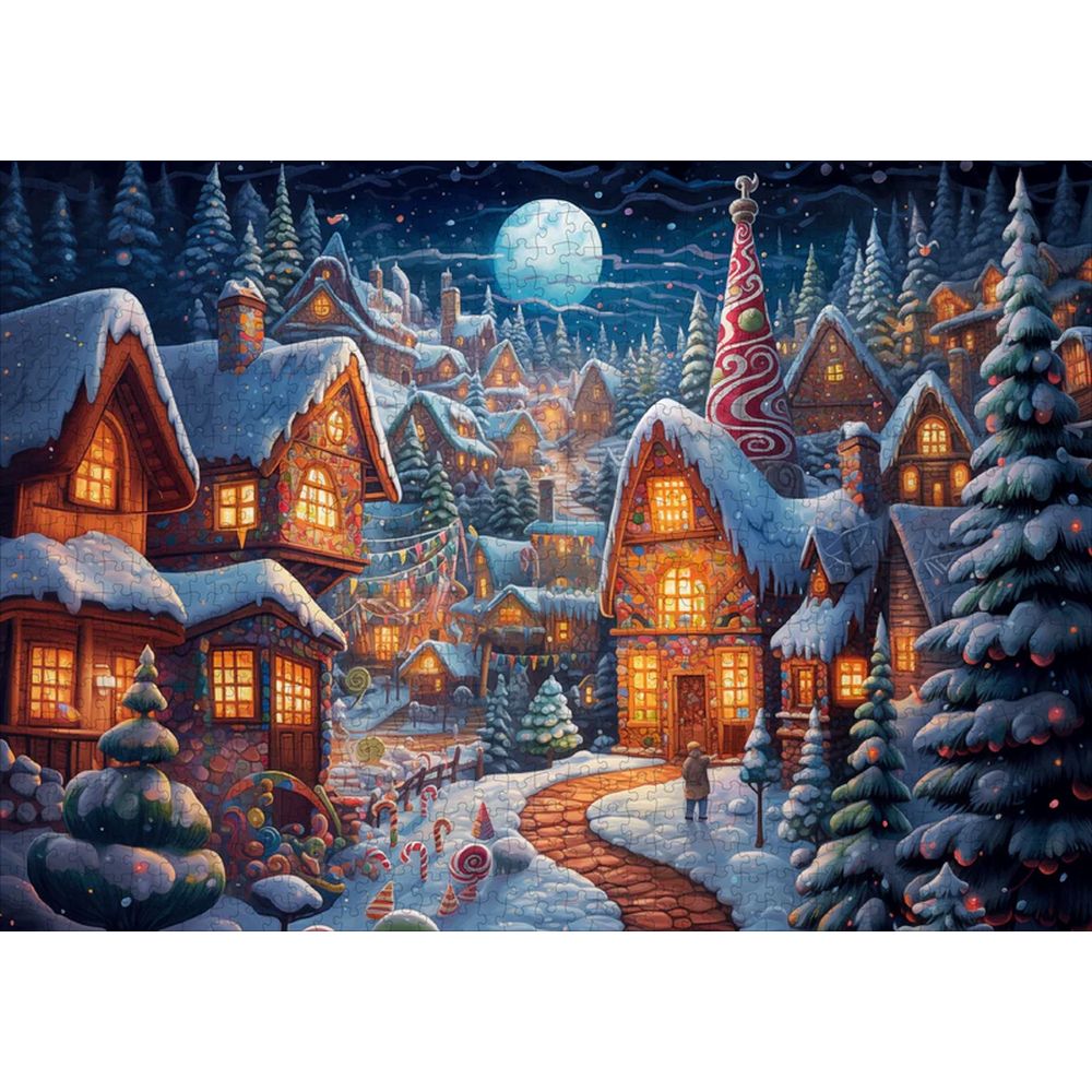 PREORDER Trippy Puzzles - 1000 Piece Jigsaw Gingerbread Grove