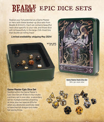 Beadle & Grimms Game Master EPIC Dice Set & Rolling Tray