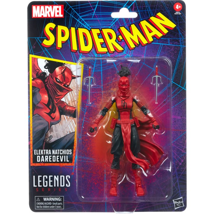 PREORDER Spider-Man - Legends - Retro 6 Inch Dd Elektra