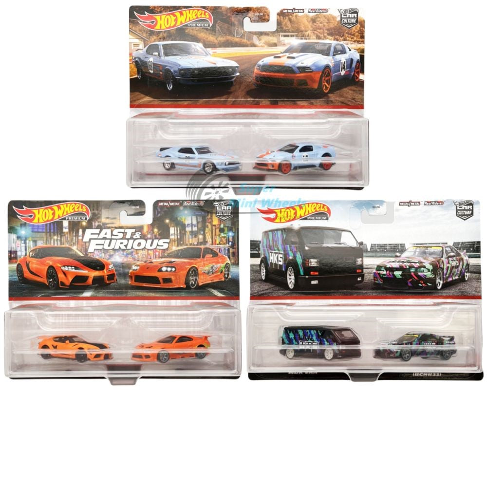 Hot Wheels - Premium 2 Pack Assortment (8)