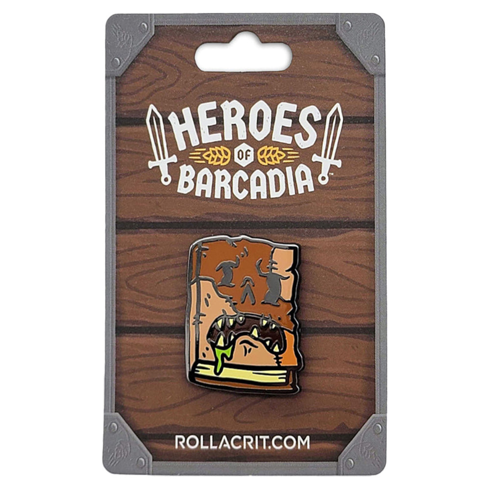 PREORDER Heroes of Barcadia Liquornomicon Pin
