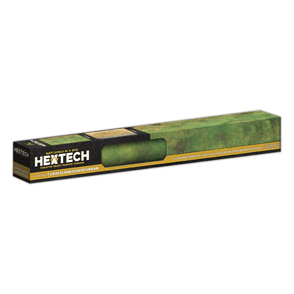 PREORDER Hextech Terrain: Gaming Mat Grasslands/Arid/Urban