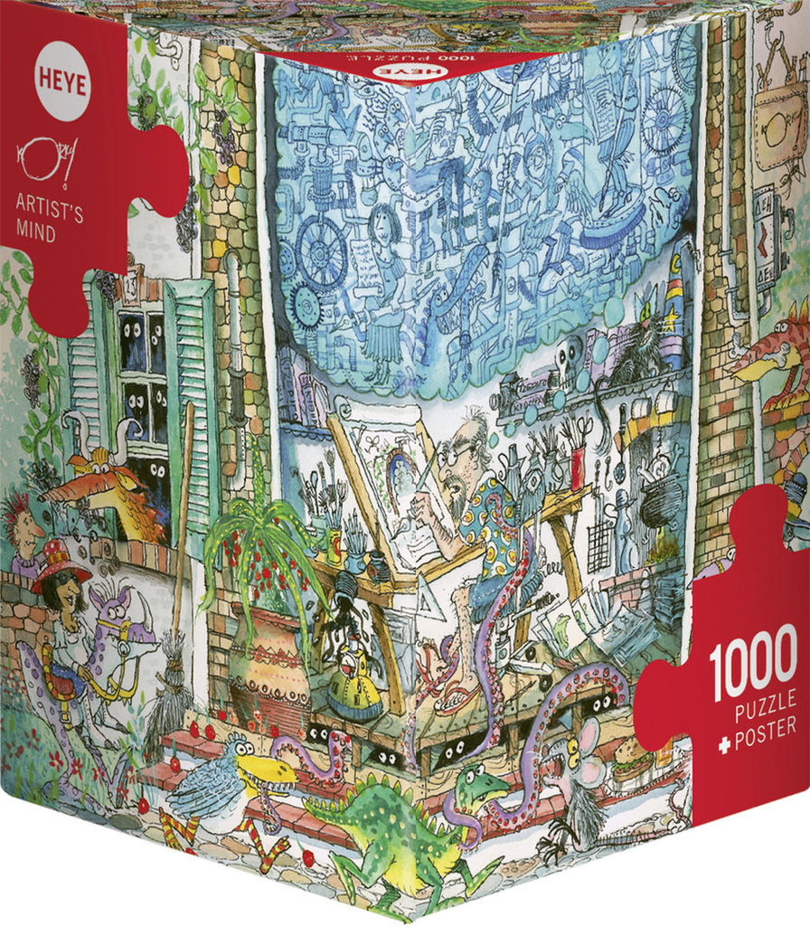 Puzzle - Heye - Korky Paul; Artists Mind 1000pc