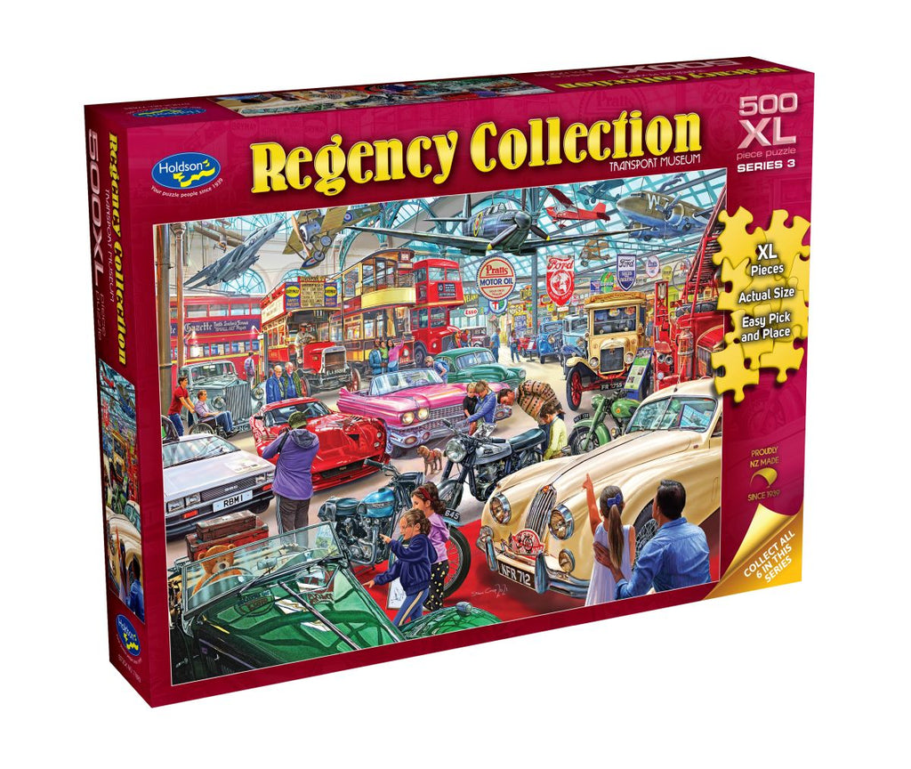 PREORDER Puzzle - Holdson - Regency Series 3 - Transport Museum - 500pc XL