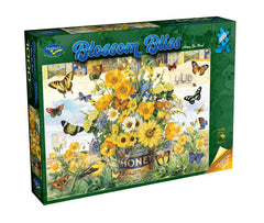 PREORDER Puzzle - Holdson - Blossom Bliss - Honey Bee Floral - 1000pc