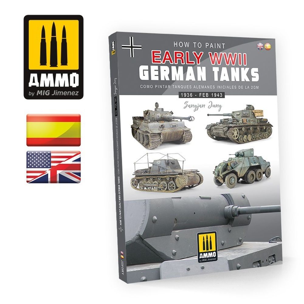 PREORDER Ammo by MIG - Book - How To Paint Early Wwii German Tanks