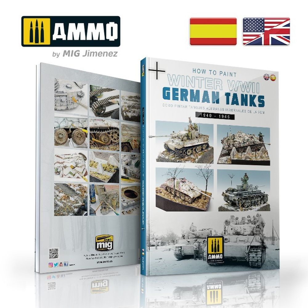 PREORDER Ammo by MIG - Book - How To Paint Winter Wwii German Tanks