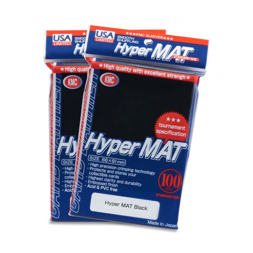 KMC: Sleeves  Hyper MAT: Black