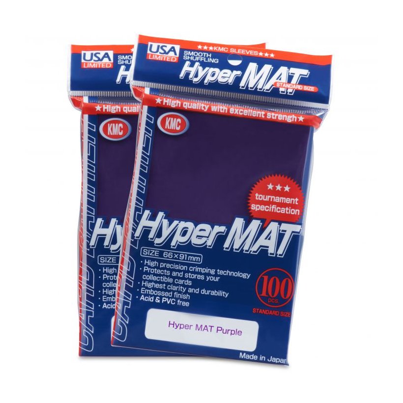 KMC: Sleeves  Hyper MAT: Purple