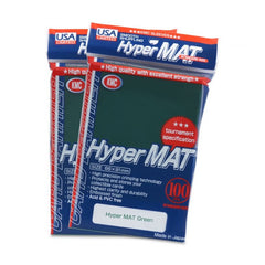 KMC: Sleeves  Hyper MAT: Green