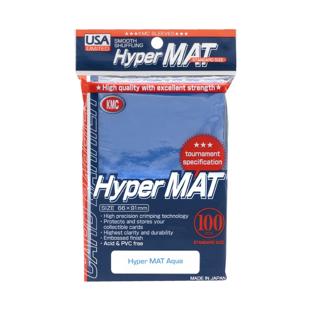 KMC: Sleeves  Hyper MAT: Aqua