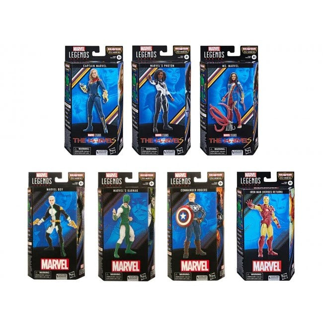 PREORDER Captain Marvel - Legends - The Marvels Baf Assortment