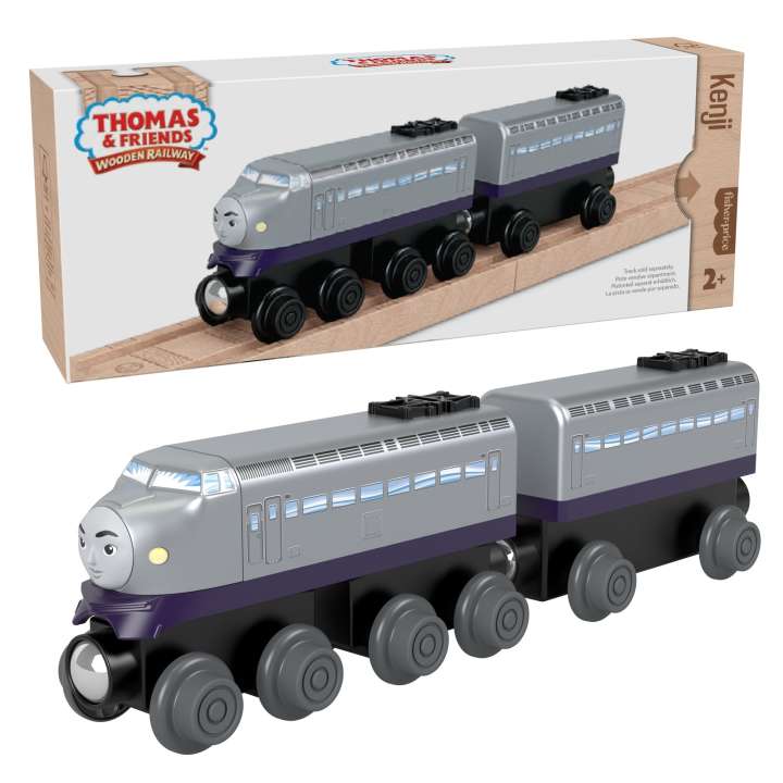 PREORDER Thomas and Friends - Wooden Railway - Kenji Engine & Car (Large)