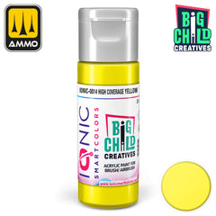 Ionic - Acrylic Paints - High Coverage Yellow 20ml