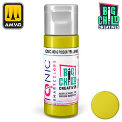 Ionic - Acrylic Paints - Poison Yellow 20ml
