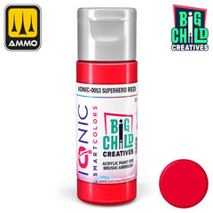 Ionic - Acrylic Paints - Superhero Red 20ml