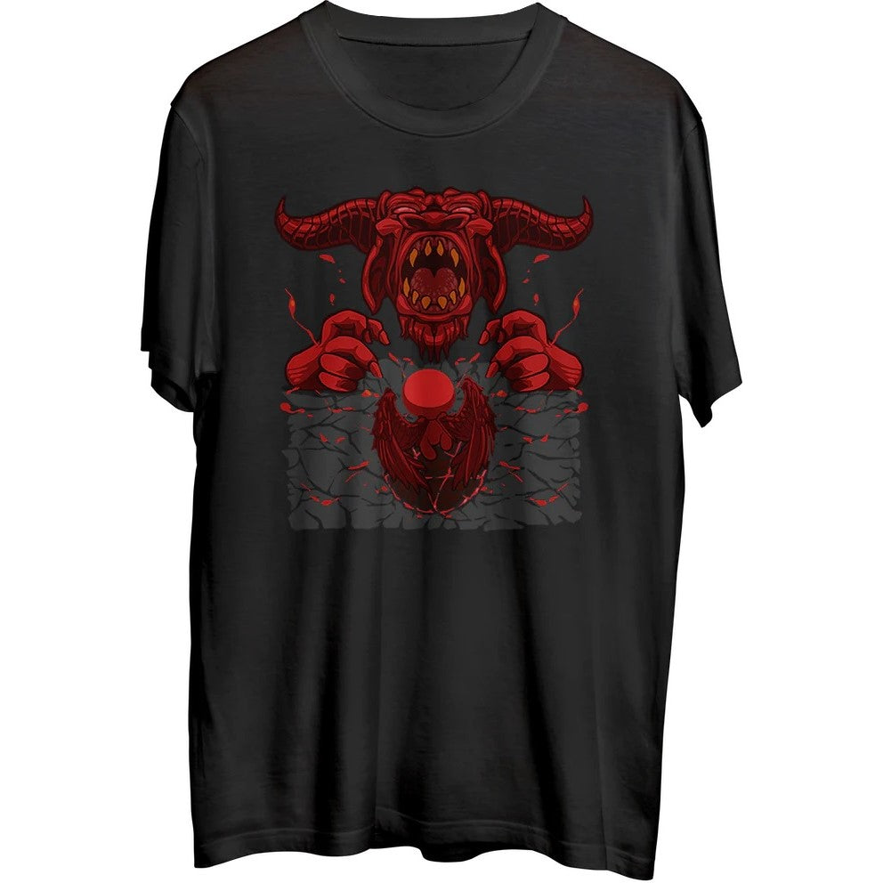 PREORDER The Binding of Isaac - Isaac vs Satan T-Shirt (Small)