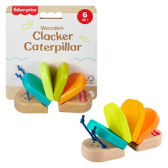 PREORDER Infant Toys - Wooden Clacker Caterpillar
