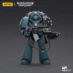 Warhammer Collectibles: 1/18 Scale Sons of Horus MKVI Tactical Squad Legionary w/ Bolter Chainblade