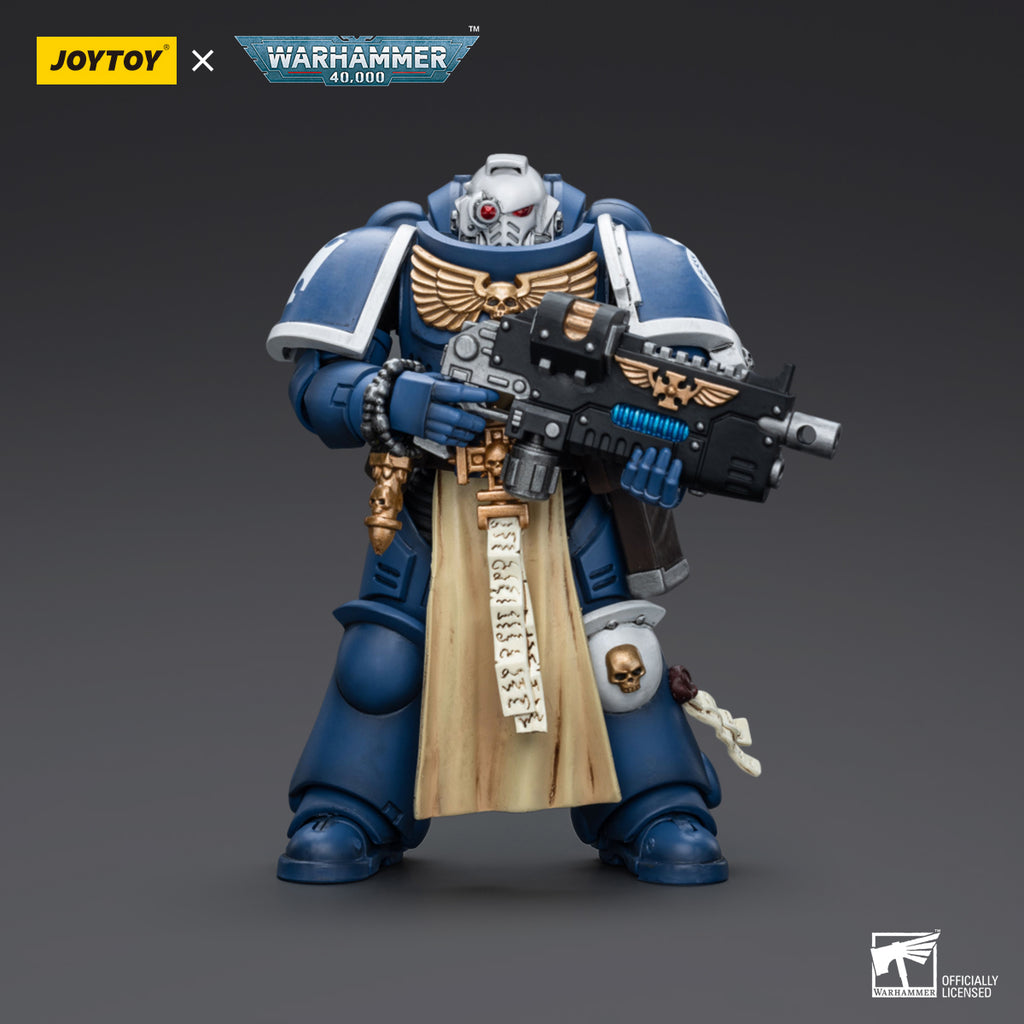 Warhammer Collectibles: 1/18 Scale Ultramarines Sternguard Veteran with Combi-Plasma