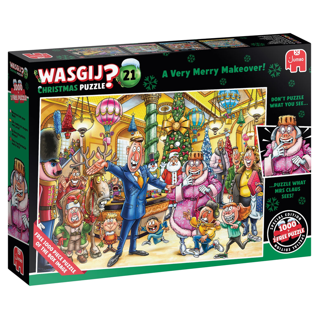 Jumbo - Wasgij Christmas # 21 2 x 1000pc Puzzles