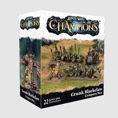 PREORDER Kings of War Champions - Grunk Blackclaw Company Box