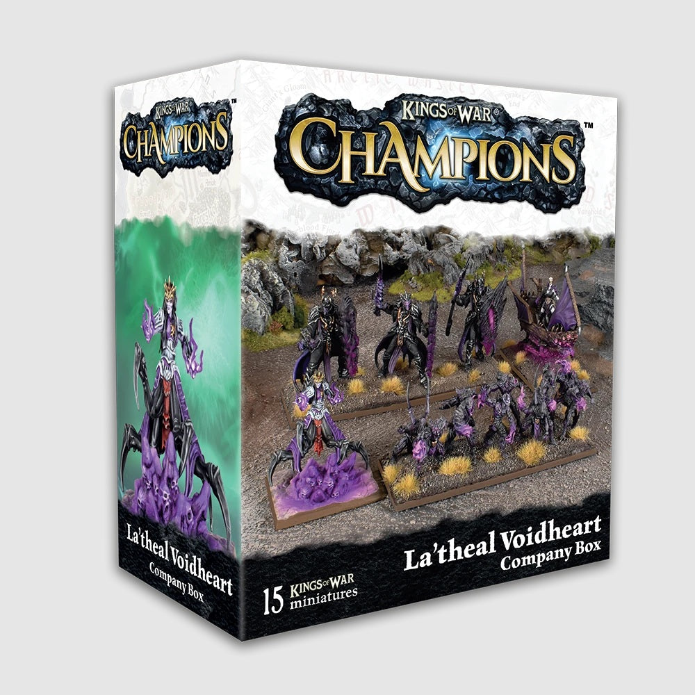 PREORDER Kings of War Champions - Latheal Voidheart Company Box