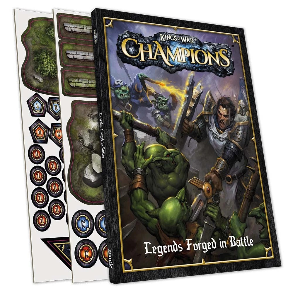 PREORDER Kings of War Champions - Rulebook & Tokens