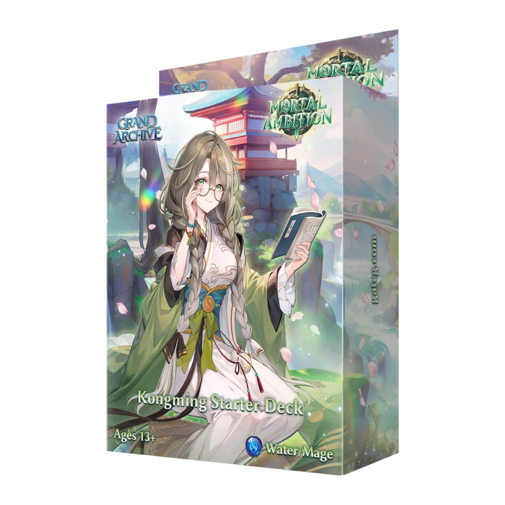 Grand Archive TCG: Mortal Ambition  Starter Deck Display  Kongming