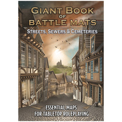 PREORDER Giant Book of Battle Mats Streets Sewers & Cemeteries