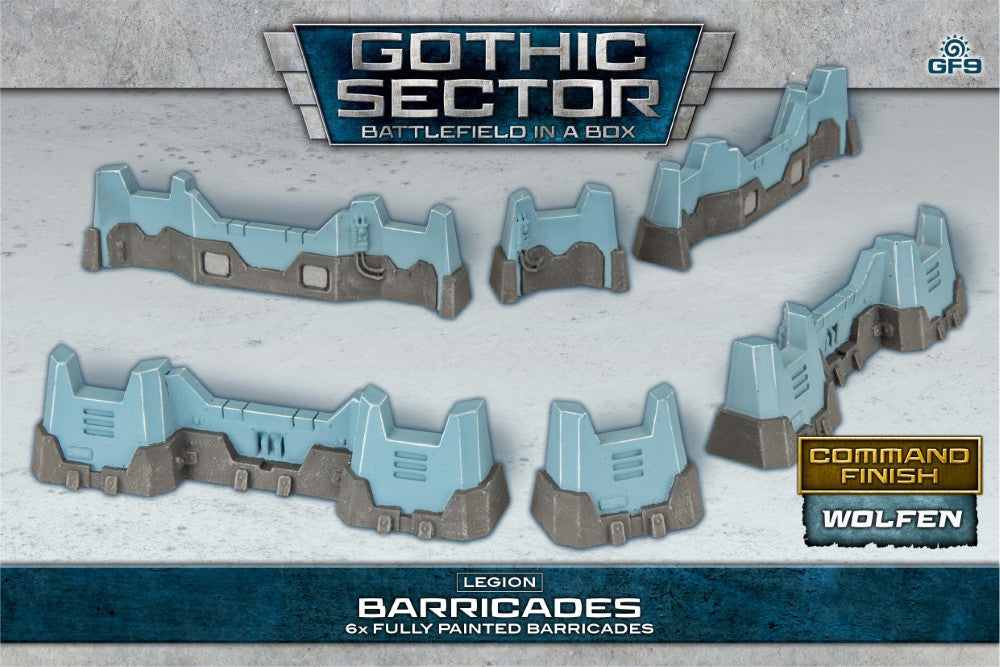 PREORDER Battlefield in a Box: Gothic Sector  Legion: Defensive Walls  Alternate Paint Scheme