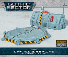 PREORDER Battlefield in a Box: Gothic Sector  Legion: Chapel Barracks  Alternate Paint Scheme