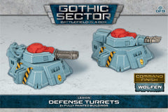 PREORDER Battlefield in a Box: Gothic Sector  Legion: Defense Turrets  Alternate Paint Scheme