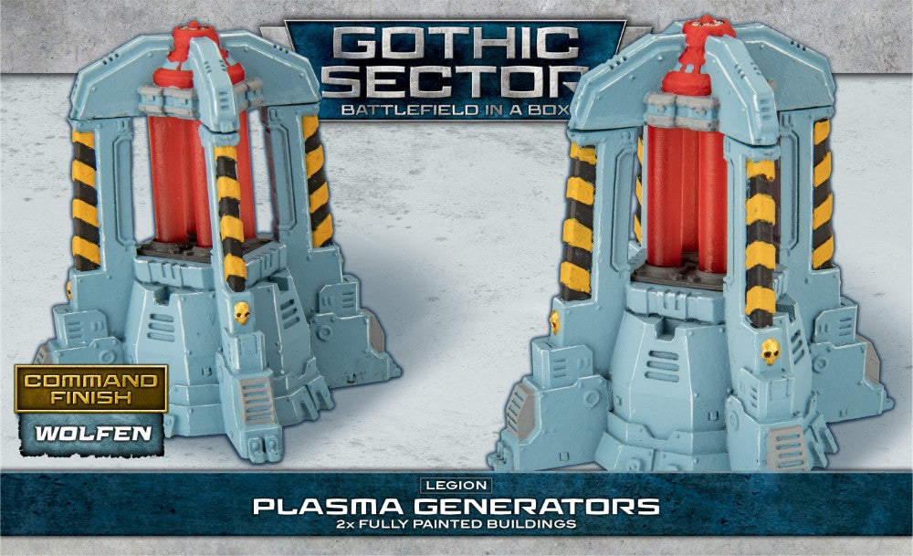 PREORDER Battlefield in a Box: Gothic Sector  Legion: Plasma Generators  Alternate Paint Scheme