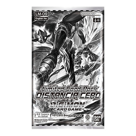 PREORDER Digimon Card Game: Limited Card Pack Display  Distancia Cero [LM-09]