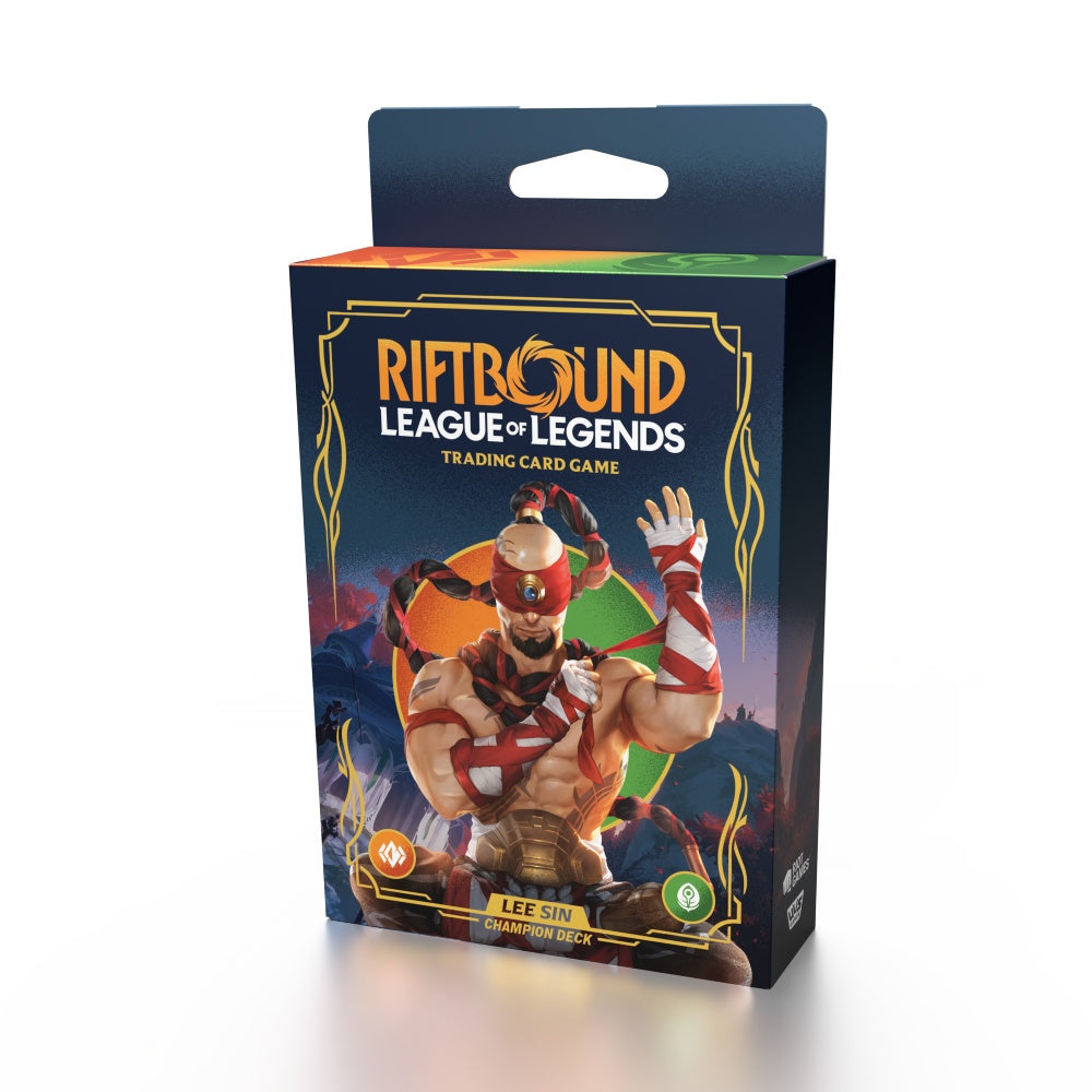 PREORDER Riftbound: League of Legends TCG  Champion Deck Display  Set One: Origins  Lee Sin