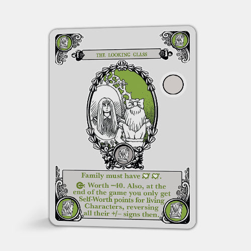 PREORDER Gloom - Looking Glass Story Card TRANSPARENT (Gloom 2E)
