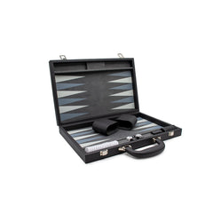 PREORDER LPG Classics Leather Backgammon Set  - Black