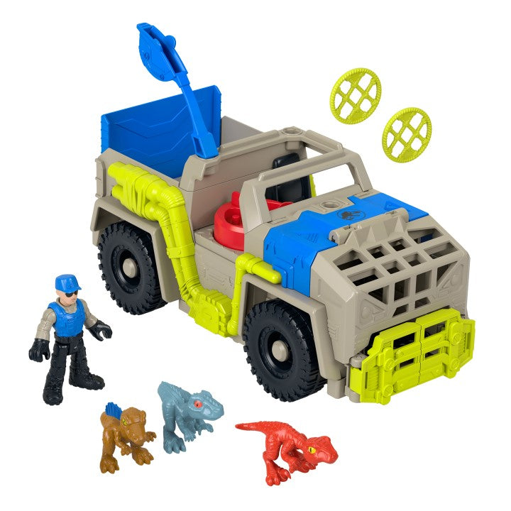 PREORDER Imaginext - Jurassic World - Track & Transport Dino Truck Vehicle & Figure Set