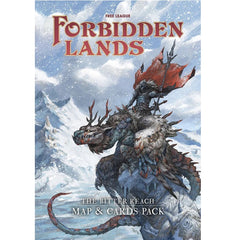 PREORDER Forbidden Lands RPG - The Bitter Reach Maps and Card Pack